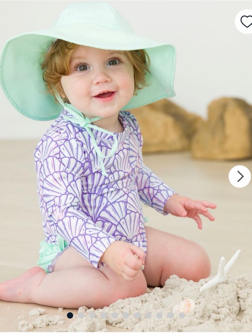 Rugged Butts Magical Mermaid Swimsuit and Hat Set